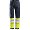 Snickers 6900 Hi-Vis Service Transport Trousers CL1 Navy Blue