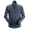 Snickers 8019 AllroundWork, Midlayer Wool Full Zip Jacket Dark Blue Melange Large