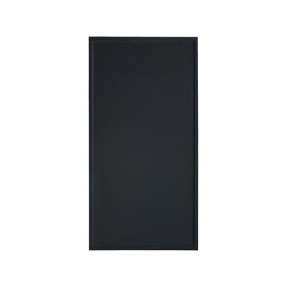 Caradok Blank Plate 25x50, Black