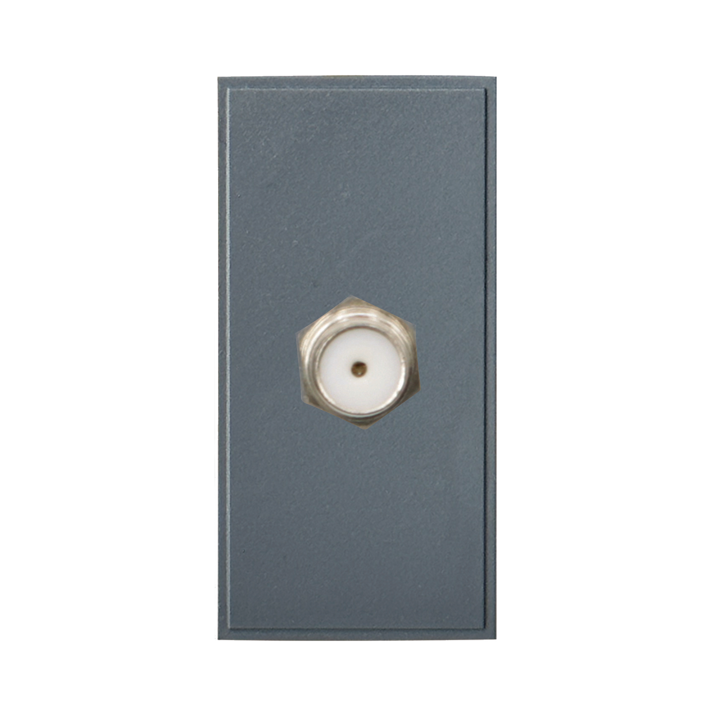 Caradok Satellite Outlet F to F Connector 25x50, Grey