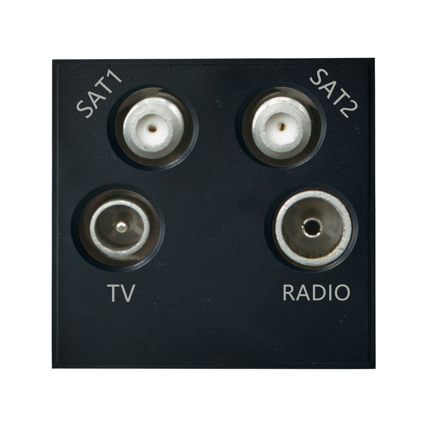 Caradok Satellite1 + Satellite2 + Radio + TV 50x50, Black