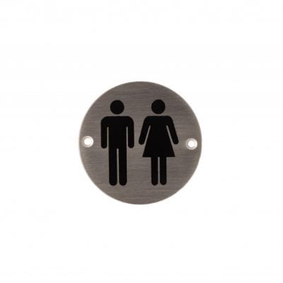 Round Steel Door Sign