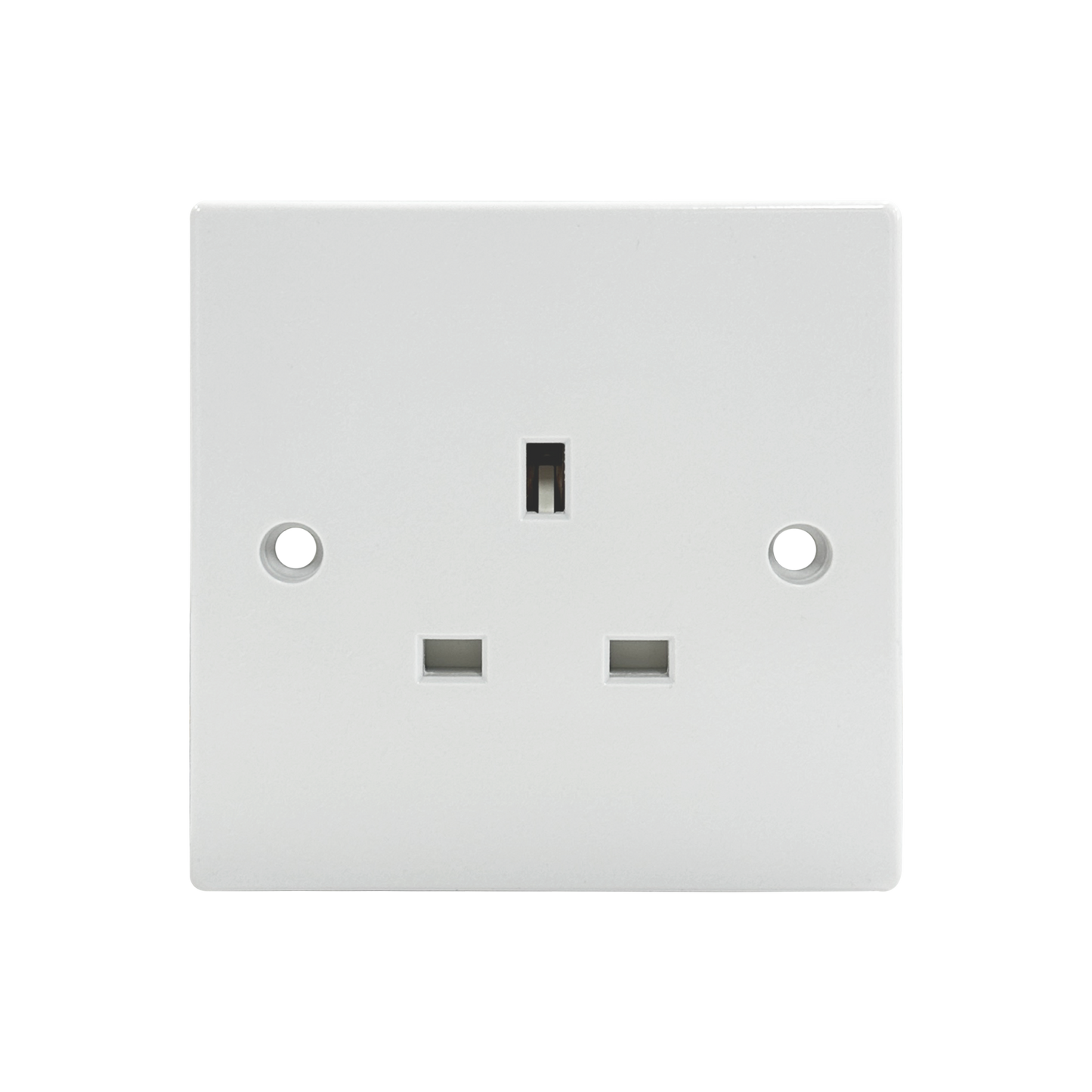 Caradok 1G Unswitched Socket Squared Edge