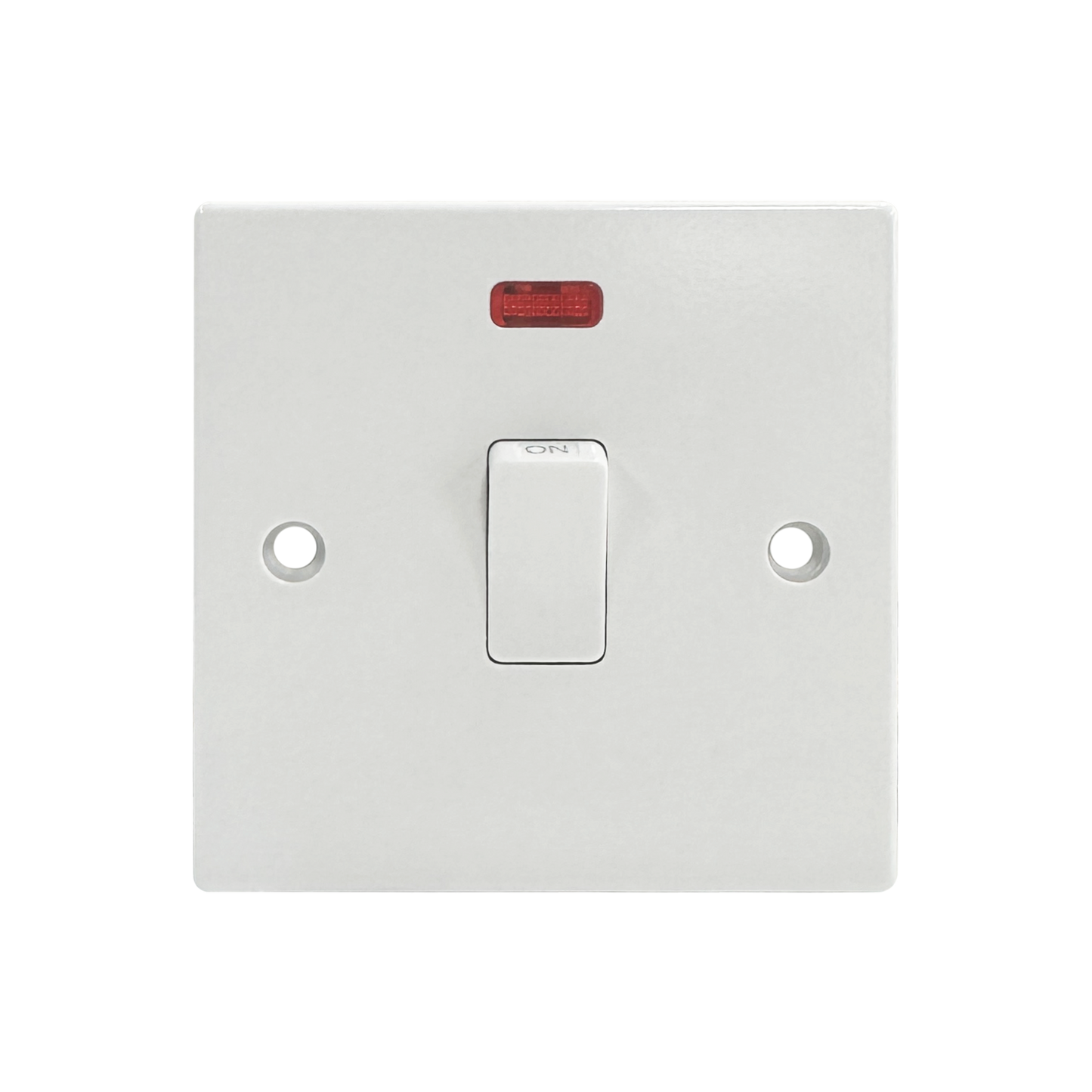 Caradok 20A DP Switch c/w Neon Squared Edge