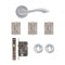 Veritas Polished Chrome Mortice Door Handle Kit