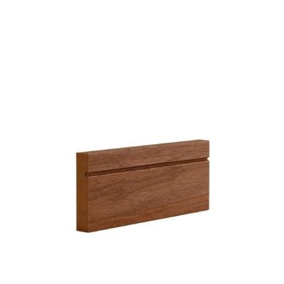 Walnut Prefinished Shaker Architrave - 80mm x 16mm x 2100mm (Pack of 5)