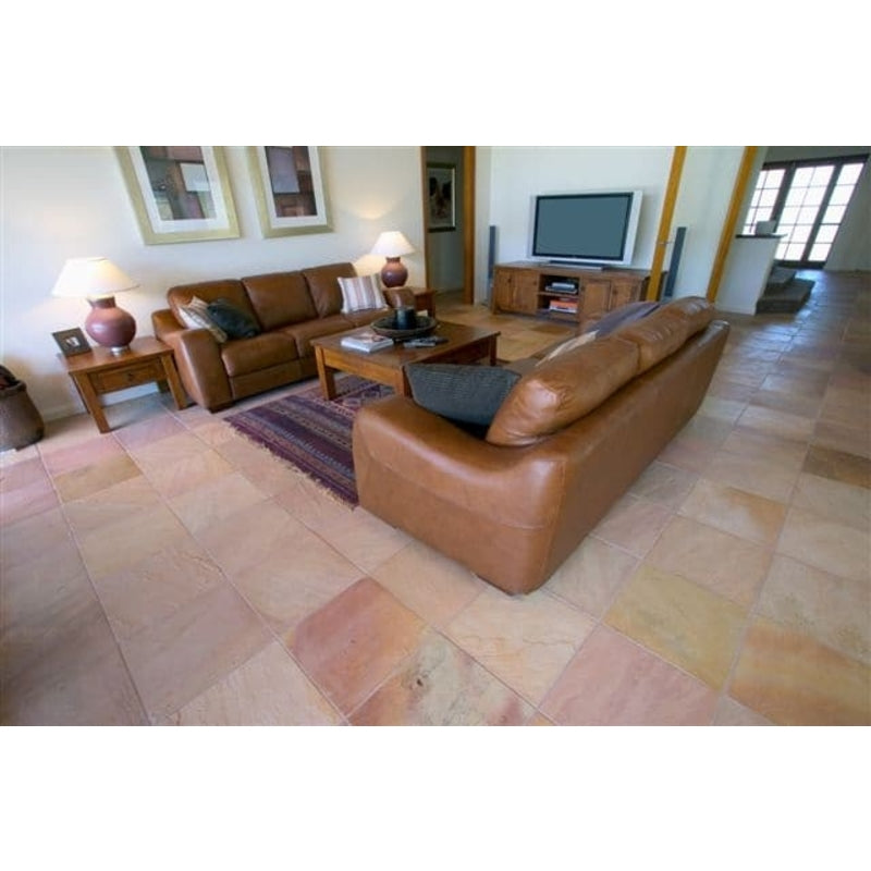 Traditional Modak Sandstone Paving Pack (19.50m2 - 66 Slabs / Mixed Pack)