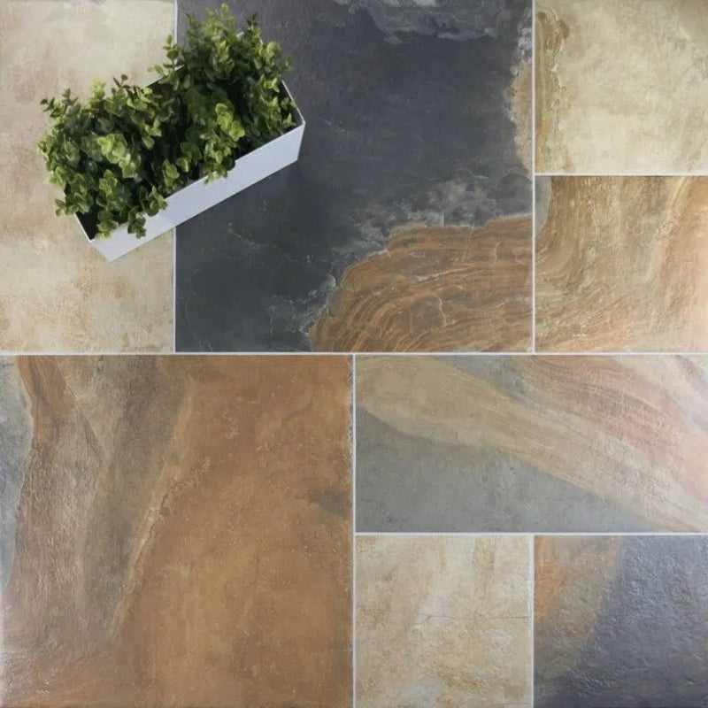Bierzo Mix Matt Modular 1000mm x 1000mm (8 per Box - Various Sizes)