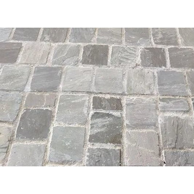 Light Grey Sandtone Cobbles/Edging Pack (23.04m2- 900 Pieces per Pack)