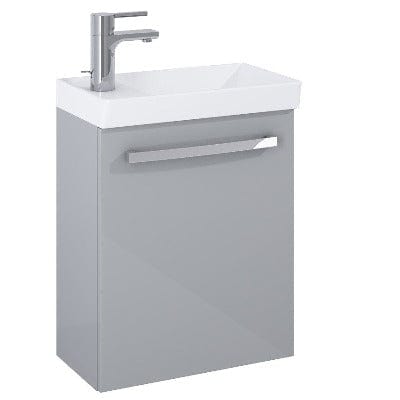 Aquatrend 455mm Wall Hung Base Unit & Basin - All Colours