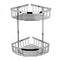 Large Wirework 2 Tier Corner Basket