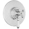 Round Dual Thermostatic Concealed Valve
