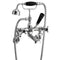 Black Hex Wall Mounted Bath Shower Mixer