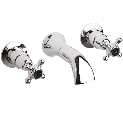 Wall Mounted Crosshead Basin Mixer Tap
