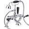 Black Deck Mounted Shower Mixer