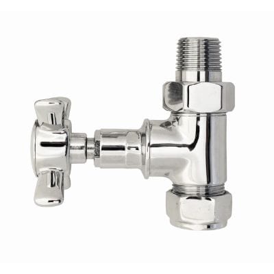 Chrome Victorian Crosshead Radiator Valve