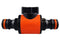 Cost Wise Snap On Male-Male In Line Valve Black/Orange