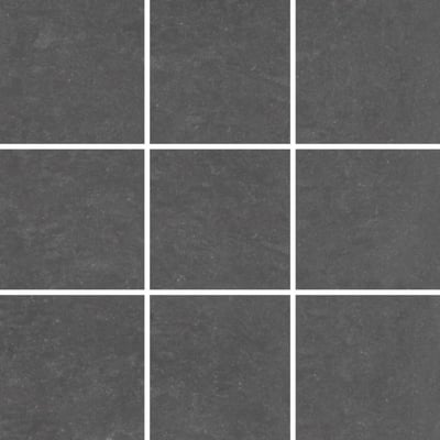 Lounge Dark Anthracite Unpolished Mosaic Tile Sheet