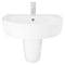 Emme 560mm Basin - 1 Tap Hole (Pedestal Option)