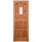 Elizabethan Hardwood Dowelled 1 Unglazed Light Panel External Door - 2032mm x 813mm