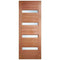 Balham Hardwood M&T 4 Double Glazed Frosted Light Panels External Door - 1981mm x 762mm