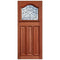 Estate Crown Hardwood M&T 1 Double Glazed Lead Light Panel External Door - 1981mm x 762mm