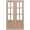 Hemlock GTP2P 12 Unglazed Light Panels Pair External Doors - 1981mm x 1168mm