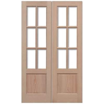Hemlock GTP2P 12 Unglazed Light Panels Pair External Doors - 1981mm x 915mm