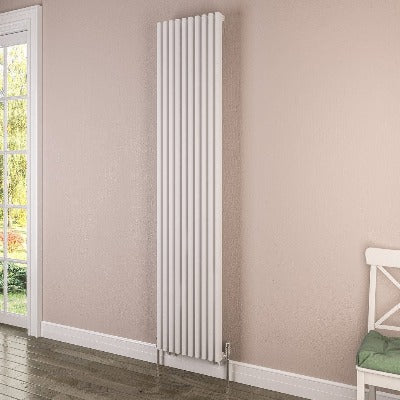 Desio Vertical Aqua Steel Radiator - All Sizes