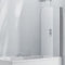 Aquaglass 6mm Single Panel Bath Screen with Curved Rise & Fall Design - 1400mm x 800mm