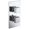 Cube Concealed Chrome Thermostatic Shower Valve