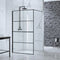 Velar+ Straight Frame Walk-in Panel w/ Towel Rail and Stabilising Bar
