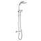 Flo Chrome Thermostatic Shower Column w/ Diverter and Shower Head