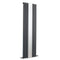 Moda Vertical Aqua Steel Radiator with Mirror - All Sizes