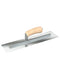 Bon Razor Stainless Steel Finishing Towel - Square End - Camel Back Wood Handle