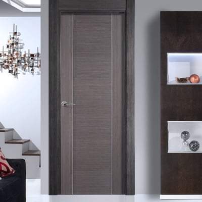 Alcaraz Chocolate Grey Pre-Finished Interior Door - 1981mm x 762mm