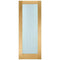 Oak Mexicano Pattern 10 Glazed Un-Finished Internal Door - 1981mm x 686mm