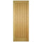 Oak Mexicano Vertical Panel Flush Un-Finished Internal Fire Door FD30 - 2032mm x 813mm