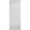 Moulded Textured Vertical White Primed 5 Panel Interior Fire Door FD30 - 1981mm x 838mm