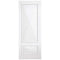 Knightsbridge White Primed 1 Glazed Clear Light Panel Interior Door - 1981mm x 838mm