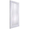 Lincoln White Primed 3 Glazed Clear Light Panels Interior Door - 1981mm x 610mm
