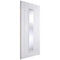 Mexicano White Primed 1 Glazed Clear White Panel Interior Door - 1981mm x 762mm