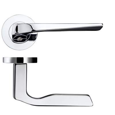 Carina Polished Chrome Handle Hardware Pack Privacy