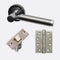 Polaris Polished Chrome/Black Chrome Handle Hardware Pack Privacy