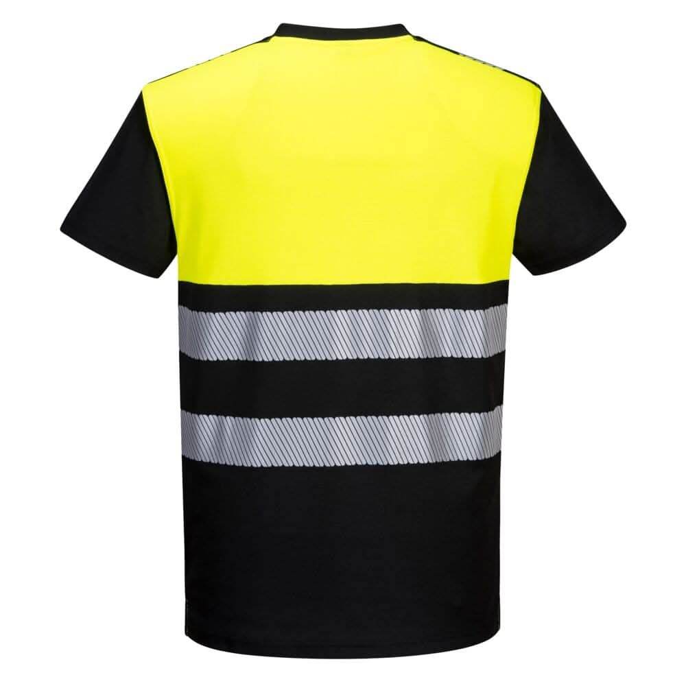 PORTWEST PW311 PW3 HI-VIS COTTON COMFORT CLASS 1 T-SHIRTS BUNDLE - 5 ITEMS