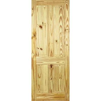 Knotty Pine 4 Panel Interior Door - 1981mm x 762mm