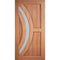 Harrow Hardwood M&T 1 Double Glazed Frosted Panel External Door - 1981mm x 838mm