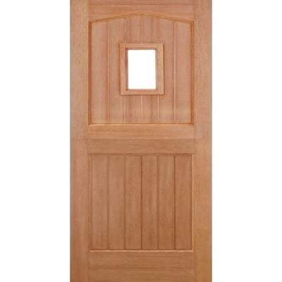 Stable Hardwood M&T 1 Double Glazed Clear Light Panel External Door - 1981mm x 838mm