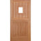 Stable Straight Top Hardwood M&T 1 Unglazed Light Panel External Door - 1981mm x 762mm