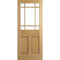 Oak Downham 9 Unglazed Light Panels Un-Finished Internal Door - 1981mm x 838mm